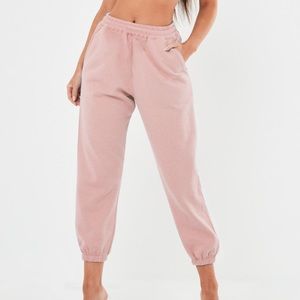 NEVER WORN MISSGUIDED NUDE JOGGERS